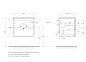 Тумба с раковиной подвесная Belbagno KRAFT 600, Rovere Tabacco, 610х460х515, KRAFT-600-2C-SO-RT/BB600ETL