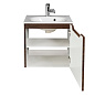 Тумба с раковиной подвесная Belbagno ETNA 500, Rovere Moro, 496x392x400, ETNA-500-1A-SO-RW-P-R/BB1923-500