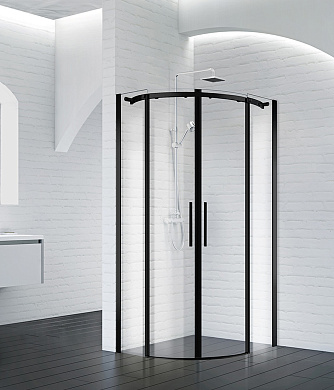 Душевой уголок BELBAGNO ACQUA-R-2-90-C-NERO