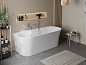 Ванна акриловая пристенная Belbagno BB711-1550-700