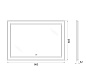 Зеркало BelBagno SPC-KRAFT-985-685-TCH-WARM-NERO