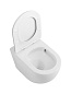 Унитаз приставной безободковый с сиденьем и смывом ТОРНАДО BelBagno СФЕРА (SFERA-R) BB2141CB-TOR/SC