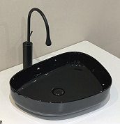 Раковина накладная керамическая Belbagno BB1435-NERO