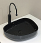 Раковина накладная керамическая Belbagno BB1435-NERO