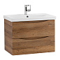 MARINO-CER База с керамической раковиной подвесная, Rovere Rustico, MARINO-CER-600-2C-SO-RR-P/BB-0320-60-LVB