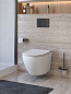 Унитаз подвесной безободковый с сиденьем и смывом ТОРНАДО BelBagno МАРИНА (MARINO-TOR) BB7026CH-TOR/SC