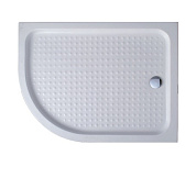 Акриловый поддон ассиметричный, правый CEZARES TRAY-A-RH-120/100-550-15-W-R