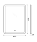 Зеркало BelBagno SPC-MAR-600-800-LED-TCH-WARM