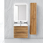 Тумба подвесная с раковиной из литьевого мрамора BelBagno ACQUA 60 Rovere Rustico