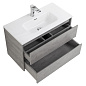 Тумба с раковиной подвесная Belbagno KRAFT 39-800, Cemento Grigio, 810х390х515, KRAFT 39-800/390-2C-SO-CG/BB800/390ETL