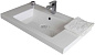 Тумба с раковиной из искусственного мрамора для ванной комнаты BelBagno Luce 100 см Bianco Laccato Lucido