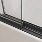 Душевая шторка на ванну CEZARES SLIDER-FIX-VF-11-90/150-C-NERO