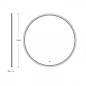 Зеркало с подсветкой CEZARES CZR-SPC-ECO-1000-LED-TCH