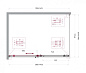 Душевой уголок BELBAGNO SOFT_CLOSE-2-AH-1-140/100-C-Cr