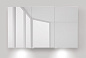 Зеркало-шкаф BelBagno SPC-3A-DL-BL-1200