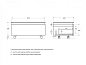 SLIDER Тумба нижняя с одним выкатным ящиком, Bianco Opaco 800x480x315, SLIDER-800-1C-PI-BO