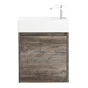 Тумба с раковиной подвесная Belbagno KRAFT MINI 500, Pino Pasadena, 494х256х500, KRAFT MINI-500/260-1A-SO-PP-L/7045-KL