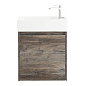 Тумба с раковиной подвесная Belbagno KRAFT MINI 500, Pino Pasadena, 494х256х500, KRAFT MINI-500/260-1A-SO-PP-L/7045-KL