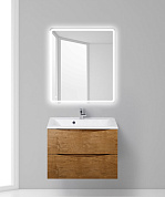 Тумба с раковиной подвесная BelBagno Marino 750, Rovere Nature, 750x450x500, MARINO-750-2C-SO-RN-P/BB750/450-LV-MR-PR