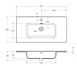 Тумба с раковиной подвесная Belbagno KRAFT 900, Rovere Tabacco, 910х460х515, KRAFT-900-2C-SO-RT/BB900ETL