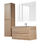Тумба с раковиной подвесная Belbagno ETNA 900, Rovere Bianco, 910х460х515, ETNA-900-2C-SO-WO-P/BB900ETL