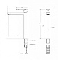 Смеситель для раковины высокий CEZARES STYLUS-LC-BORO-W0