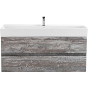 MOLVENO 46 База под раковину подвесная с двумя выкатными ящиками, Legno Grigio, 1200x460x500, MOLVENO 46-120-2C-SO-LG