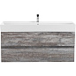 MOLVENO 46 База под раковину подвесная с двумя выкатными ящиками, Legno Grigio, 1200x460x500, MOLVENO 46-120-2C-SO-LG