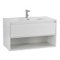 Тумба с раковиной подвесная Belbagno KRAFT 800, Bianco Opaco, 800x460x500, KRAFT-800-1C-SO-BO/BB800ETL