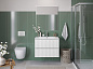Тумба с раковиной подвесная BelBagno UNO-MINI-1000-2C-SO-BO Белый матовый, раковина белая BB-8099-3-100