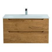 Тумба с раковиной подвесная Belbagno ETNA 900, Rovere Nature, 910х460х515, ETNA-900-2C-SO-RN-P/BB910/465-LV-VTR-BO