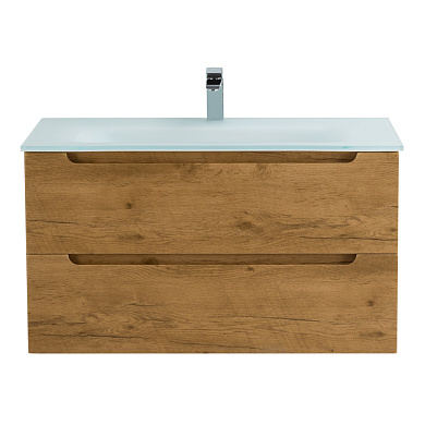 Тумба с раковиной подвесная Belbagno ETNA 900, Rovere Nature, 910х460х515, ETNA-900-2C-SO-RN-P/BB910/465-LV-VTR-BO