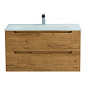 Тумба с раковиной подвесная Belbagno ETNA 900, Rovere Nature, 910х460х515, ETNA-900-2C-SO-RN-P/BB910/465-LV-VTR-BO