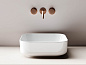 Умывальник чаша накладная квадратная Ceramica Nova Element 385*385*135мм