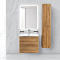 Тумба подвесная с раковиной из литьевого мрамора BelBagno ACQUA 70 Rovere Rustico
