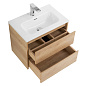 Тумба с раковиной подвесная Belbagno KRAFT 39-500, Rovere Nebrasca Nature, 510х390х515, KRAFT 39-500/390-2C-SO-RNN/BB500/390ETL