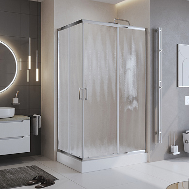 Душевой уголок BELBAGNO UNO-195-AH-2-100/80-CH-CR
