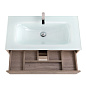 Тумба с раковиной подвесная Belbagno KRAFT 900, Rovere Galifax Bianco, 910х460х515, KRAFT-900-2C-SO-RGB/BB910/465-LV-VTR-BL