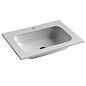 Тумба с керамической раковиной подвесная, SANCOS Snob T, 60 см Doha Soft SNT60SM+CN7011