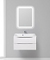 Тумба с раковиной подвесная BelBagno Marino 800, Bianco Opaco, 800x450x500, MARINO-800-2C-SO-BO-P/BB800/450-LV-MR-AST