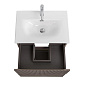 Тумба с раковиной подвесная BelBagno UNO-MINI-700-2C-SO-СO Бежевый матовый, раковина белая BB-8099-3-70