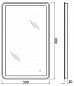 Зеркало BelBagno SPC-MAR-500-800-LED-TCH