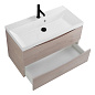 Тумба с раковиной подвесная BelBagno Marino 900, Rovere Grigio, 900x450x500, MARINO-900-2C-SO-RG-P/BB900/450-LV-MR-AST