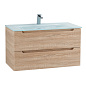Тумба с раковиной подвесная Belbagno ETNA 1000, Rovere Bianco, 1010х460х515, ETNA-1000-2C-SO-WO-P/BB1010/465-LV-VTR-BL