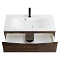 Тумба с раковиной подвесная BelBagno Marino 1000 , Rovere Moro, 1000x445x500, MARINO-1000-2C-SO-RW-P/BB1000/445-LV-MR-PR