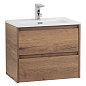Тумба с раковиной подвесная Belbagno KRAFT 39-500, Rovere Tabacco, 510х390х515, KRAFT 39-500/390-2C-SO-RT/BB500/390ETL
