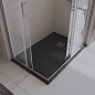 Поддон из искусственного мрамора BelBagno TRAY-MR-UNO-AH-120/90-35-NERO-CR