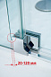 Душевой уголок CEZARES SLIDER-AH-1-80-100/110-C-Cr