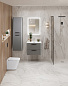 Тумба подвесная с керамической раковиной, Belbagno DUE, 50 см, Сатин DUE-500-2C-SO-SAT-P+BB-8076-3-50+RS333MDN.4/160