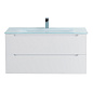 Тумба с раковиной подвесная Belbagno ETNA 1000, Bianco Lucido, 1010х460х515, ETNA-1000-2C-SO-BL-P/BB1010/465-LV-VTR-BL